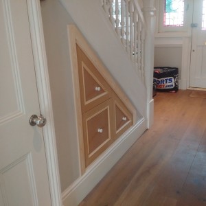 Under Stairs pull out storage